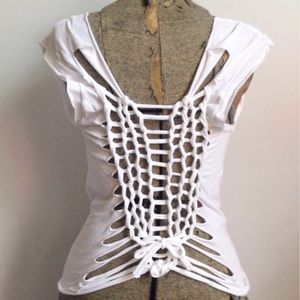 Cut up tshirt